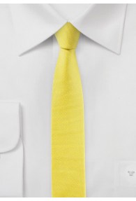 Krawatte extra schlank gelb