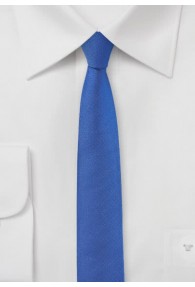Krawatte extra schmal ultramarinblau
