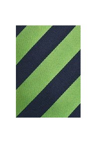 Krawatte Streifendessin grün nachtschwarz