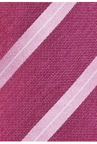 Krawatte Streifenmuster pink