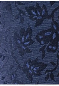 Krawatte Rankenmuster marineblau
