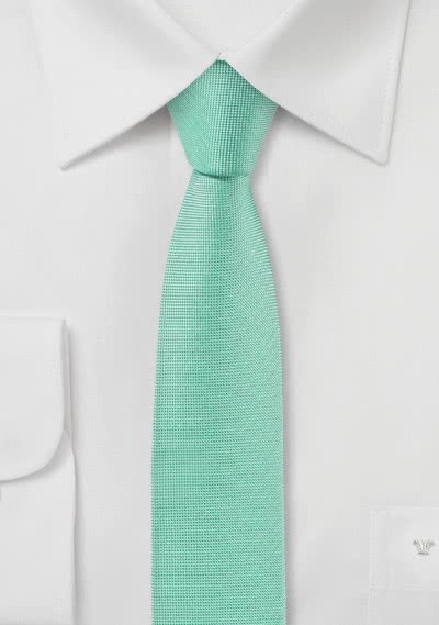 Krawatte extra schlank aqua