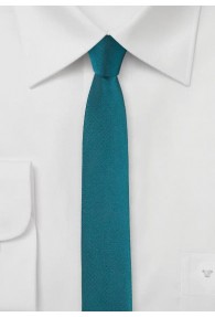 Krawatte extra schmal dunkeltürkis