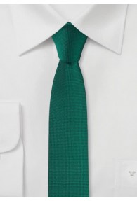 Krawatte extra schmal blaugrün