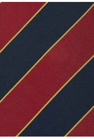 Fliege zum Selberbinden Regiments-Streifen rot navyblau
