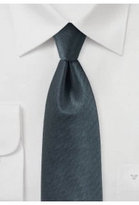 Krawatte Herringbone dunkelgrau