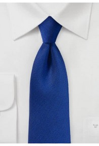Krawatte fein texturiert blau