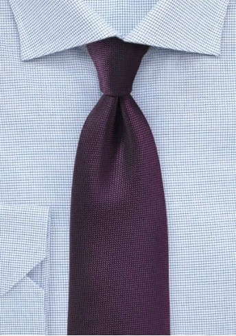 Krawatte zierlich texturiert violett