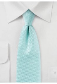 Krawatte  zierlich texturiert aqua