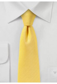 Krawatte Streifenstruktur gelb