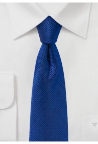 Krawatte Streifenstruktur royalblau