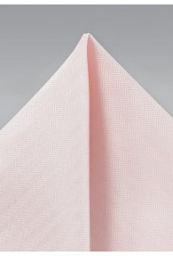 Einstecktuch Herringbone-Struktur rosé