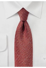 Krawatte strukturiert rot