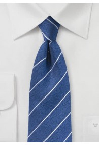 Krawatte Streifen blau