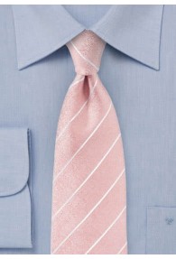 Krawatte Streifen rose