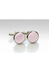 Cufflinks Stoff blassrosa