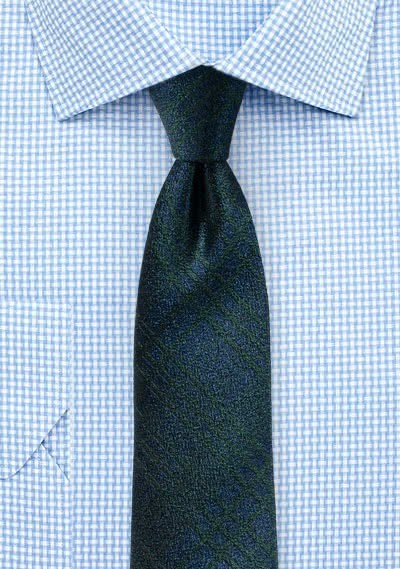 Krawatte  Gitter-Oberfläche marineblau