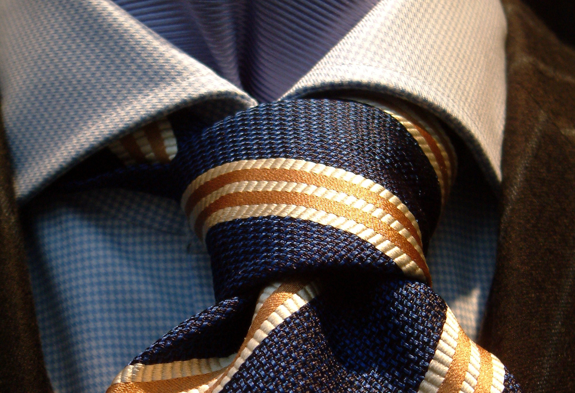 Breite Krawatten